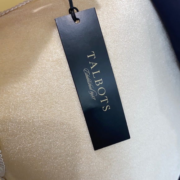 Talbots Short  Sleeve Shell Silk size 14 Petite - Picture 11 of 14